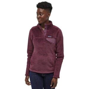 Patagonia Women's Re-Tool Snap T Fleece Pullover  Plum Purple  Medium